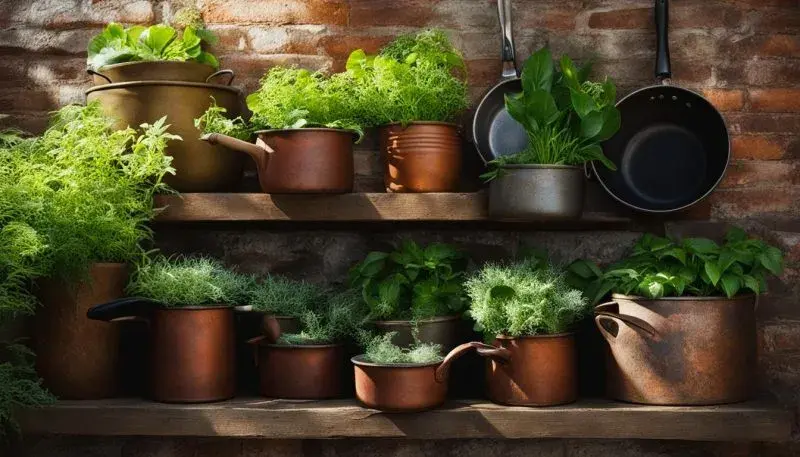 10 kreatywnych pomysłów na stare garnki w ogrodzie - DIY