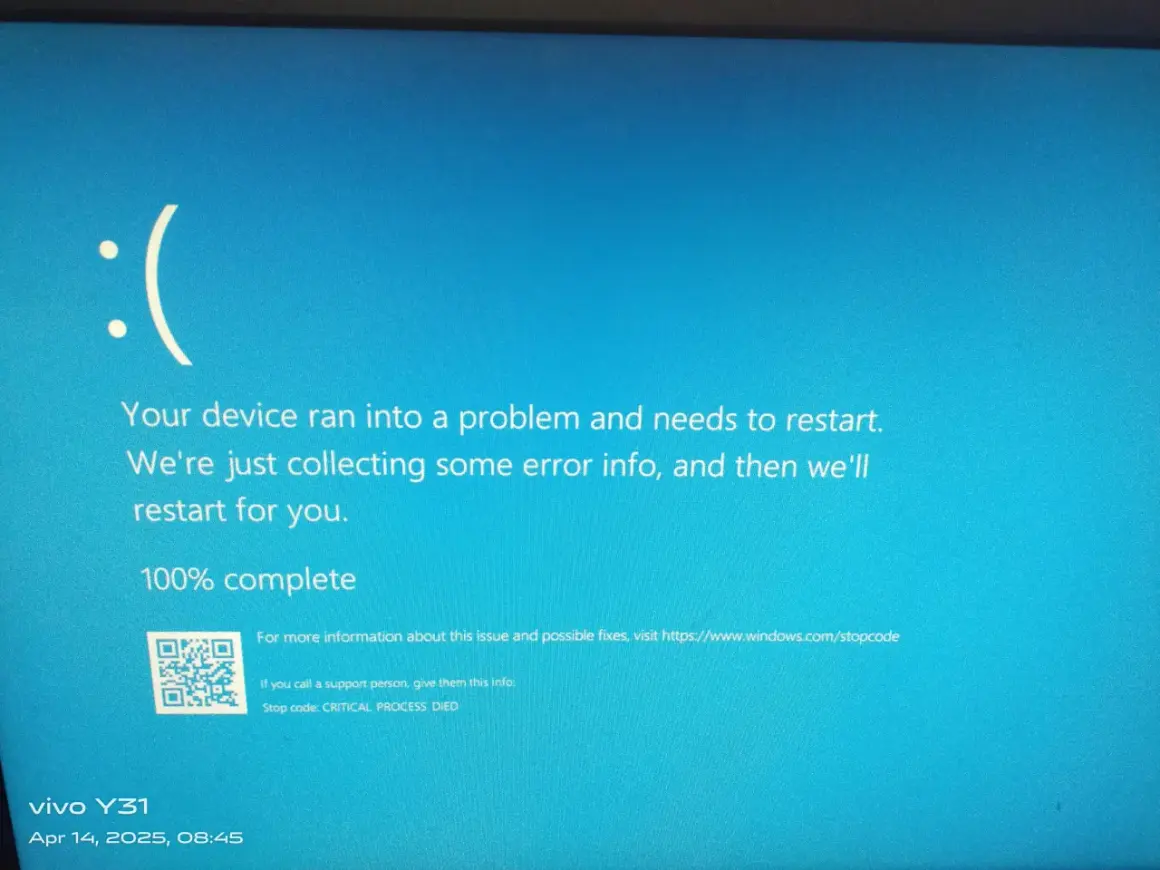 Critical Process Died? Szybka naprawa BSOD Windows krok po kroku