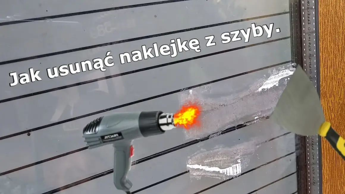 Jak skutecznie usunąć naklejkę z szyby okna - 5 sprawdzonych metod