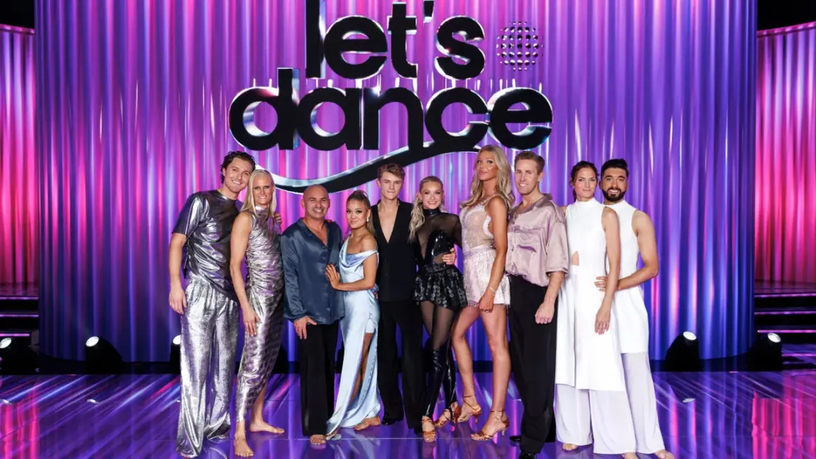 Här är deltagarna redo att dansa i Let's Dance.