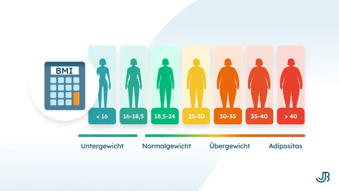 BMI-Rechner zeigt verschiedene Körpertypen von Untergewicht bis Adipositas. So ermitteln Sie, wieviel Kalorien Sie zu sich nehmen dürfen.