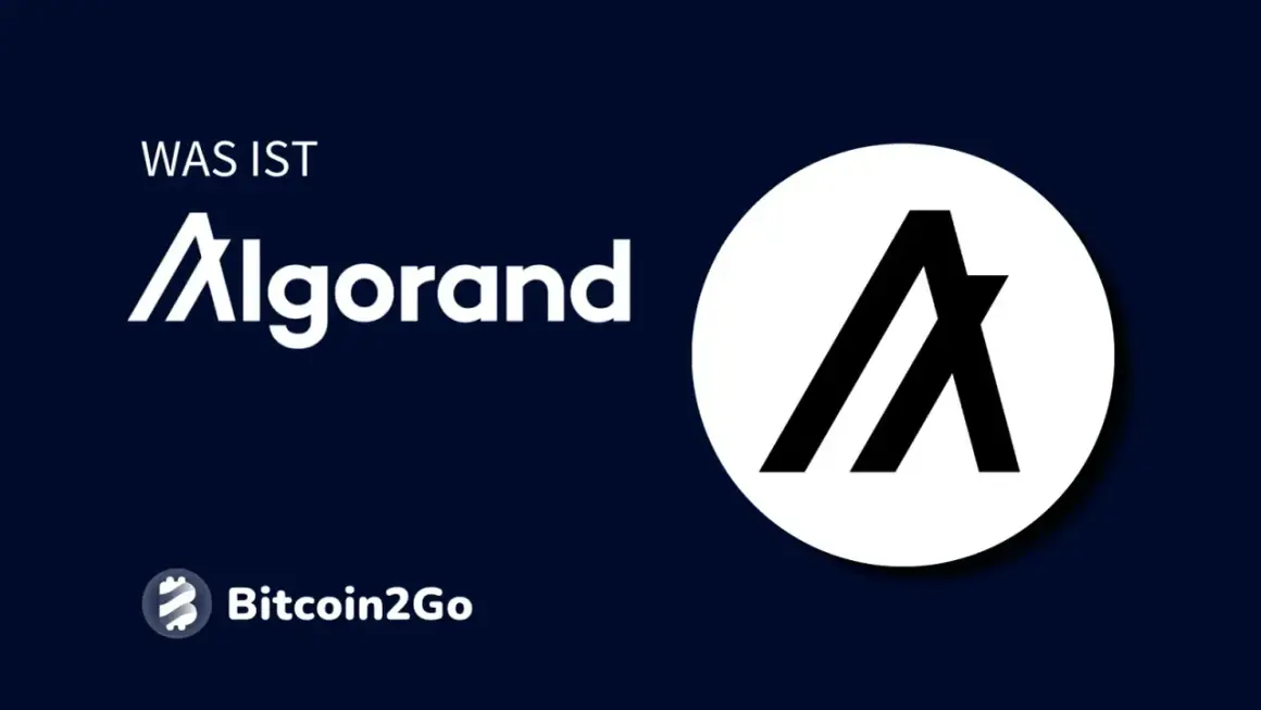 Was ist Algorand? Das Logo der algo coin und Bitcoin2Go.