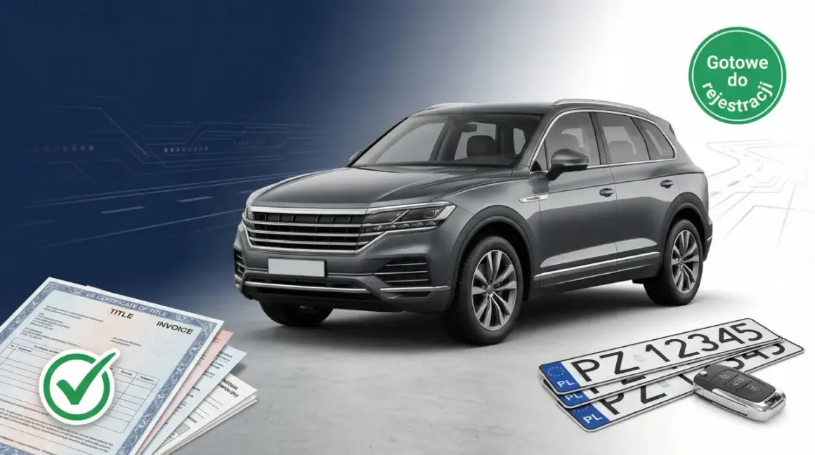 Szare auto, dokumenty i kluczyki – wszystko gotowe na Twoje pierwsze auto!