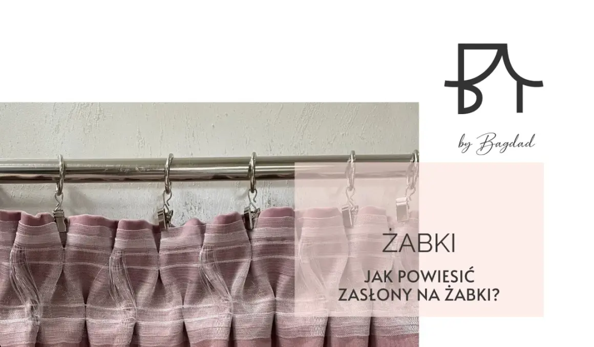 Zasłony na żabki wiszą na karniszu. Dowiedz się, jak powiesić zasłony na żabki, by stworzyć elegancką aranżację.