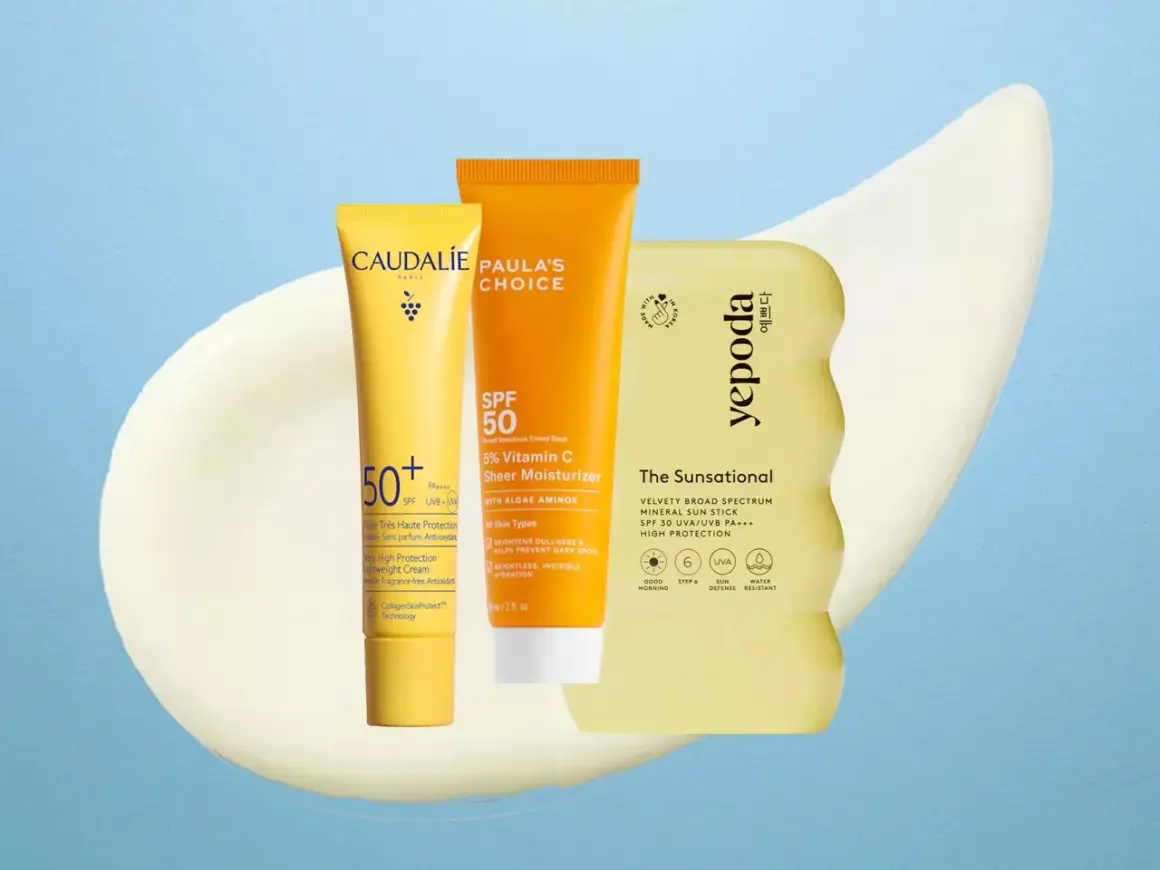 Sonnenschutz fürs Gesicht: Caudalie, Paula's Choice und Yepoda bieten leichten Schutz.