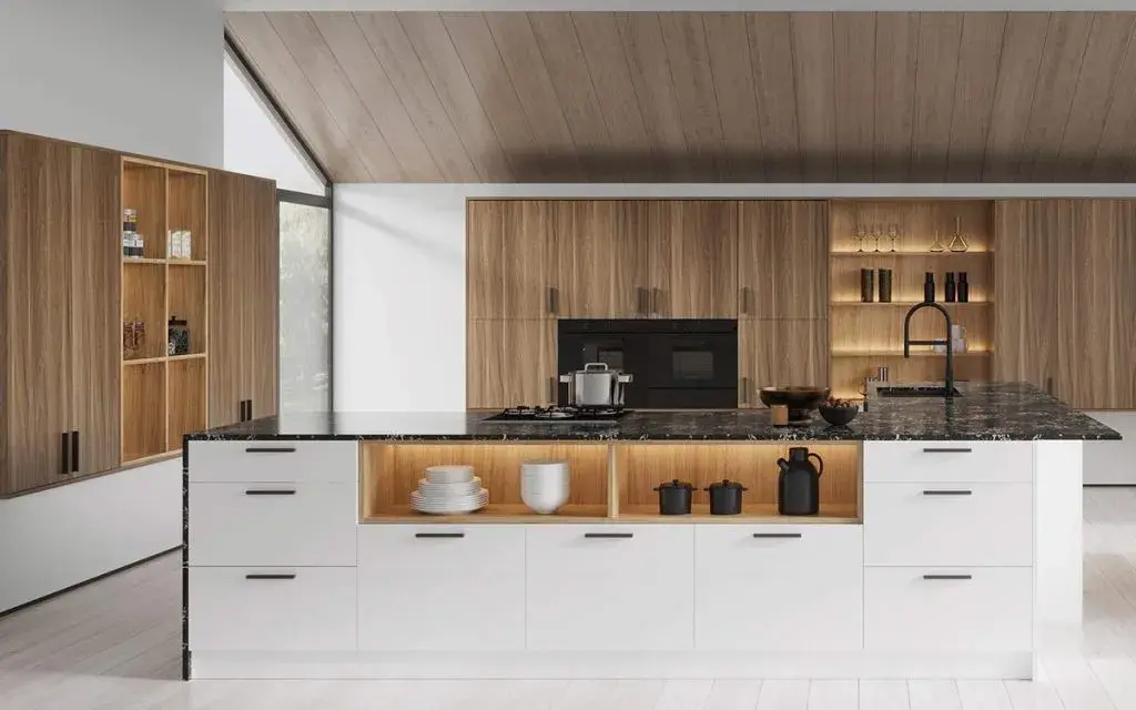 Cocinas blancas y madera: ¿Cómo diseñar la perfecta? Guía experta