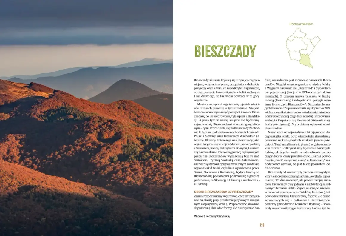 Jesienne krajobrazy Bieszczad zachęcają do odkrywania tego, co zwiedzić na Podkarpaciu.