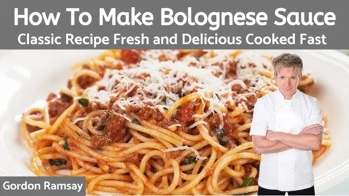 Sekrety bolognese Ramsaya: Przepis na mistrzowski smak w domu