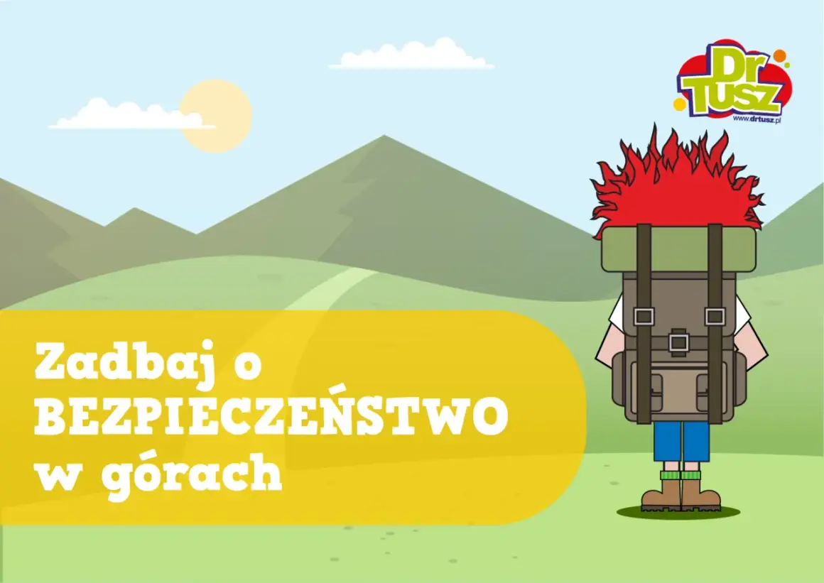 Wiersz o górach dla dzieci: plecak, słońce i góry. Zadbaj o bezpieczeństwo w górach!