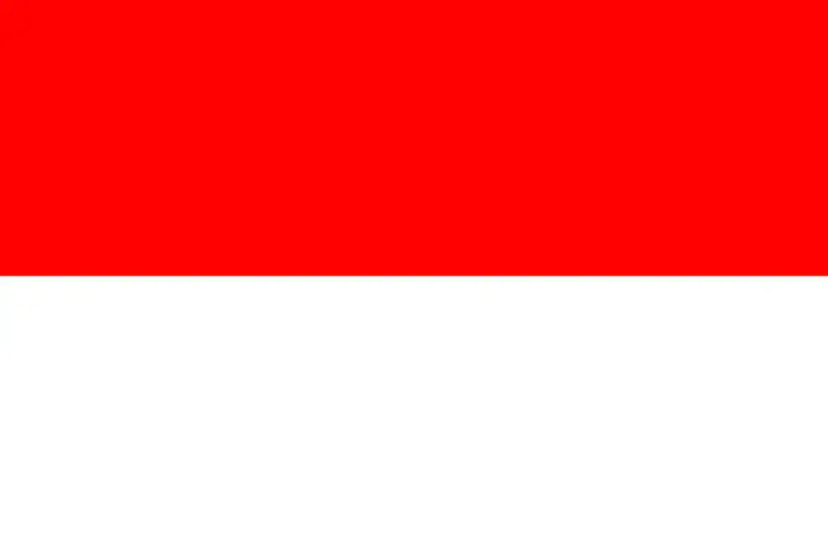 Flaga Indonezji, czerwono-biała. Planujesz podróż i potrzebujesz informacji o indonezja wiza?