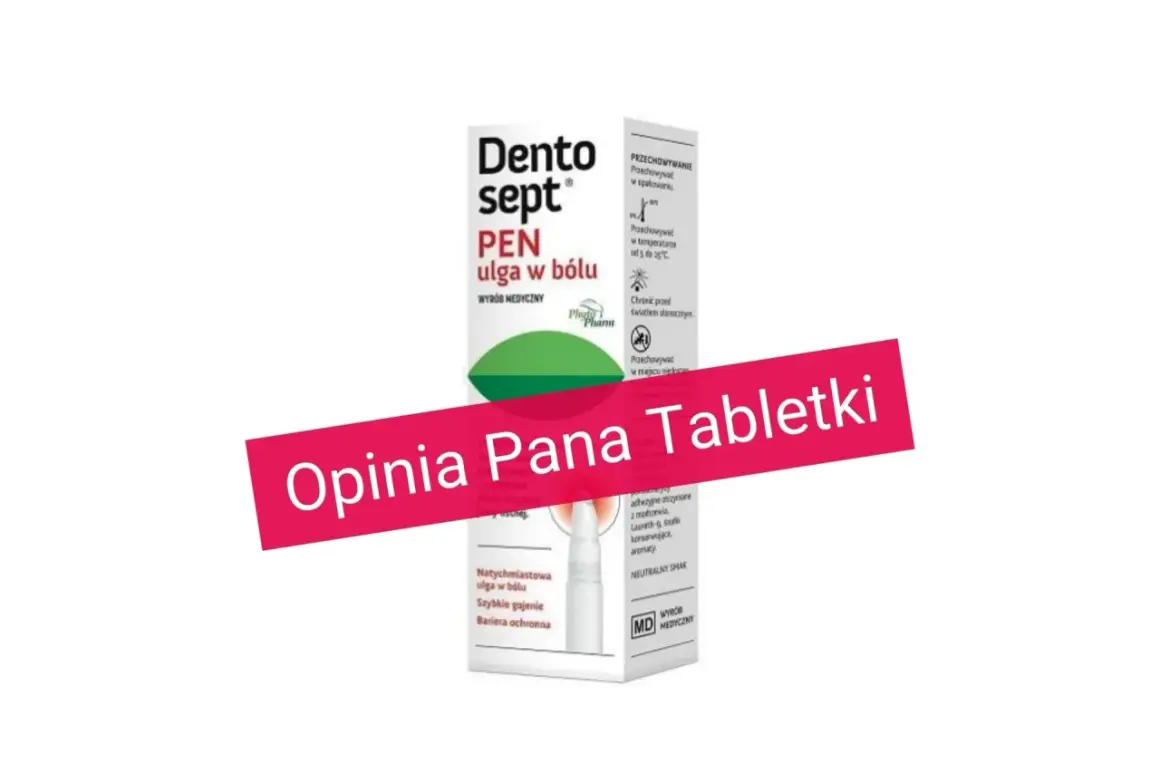 Dentosept PEN - preparat na odbudowę dziąseł, przynosi ulgę w bólu i przyspiesza gojenie.