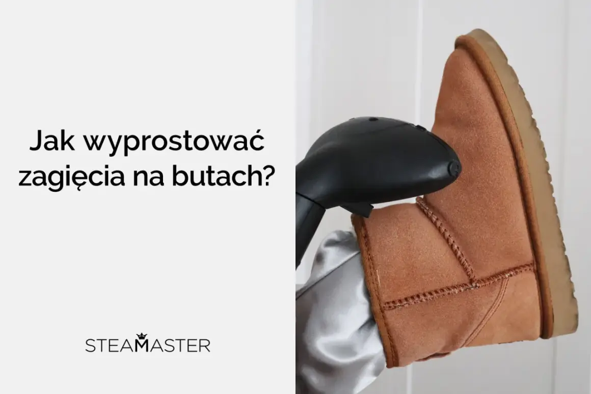 Jak wyprostować zagięcia na skórzanych butach? Para z parownicy Steamaster pomoże przywrócić im dawny kształt.