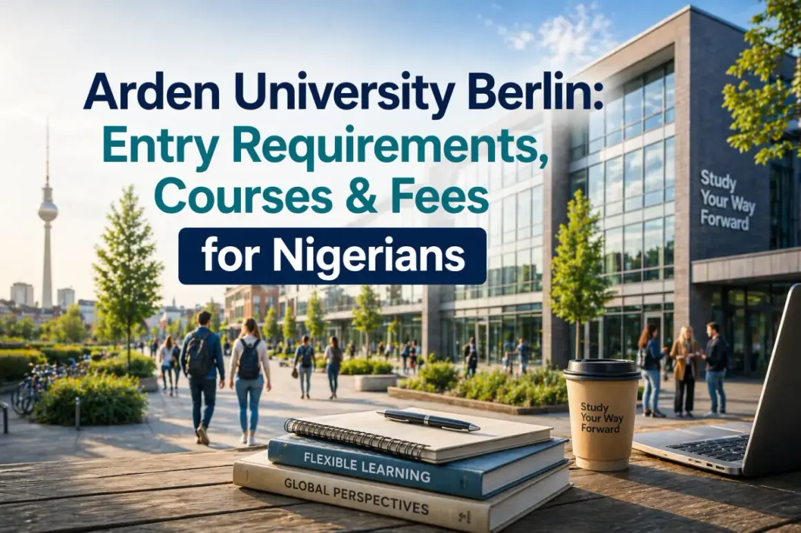 Arden University Berlin: Infos zu Zulassung, Kursen und Gebühren für Nigerianer. Moderne Uni-Gebäude, Studenten und Lernmaterialien.