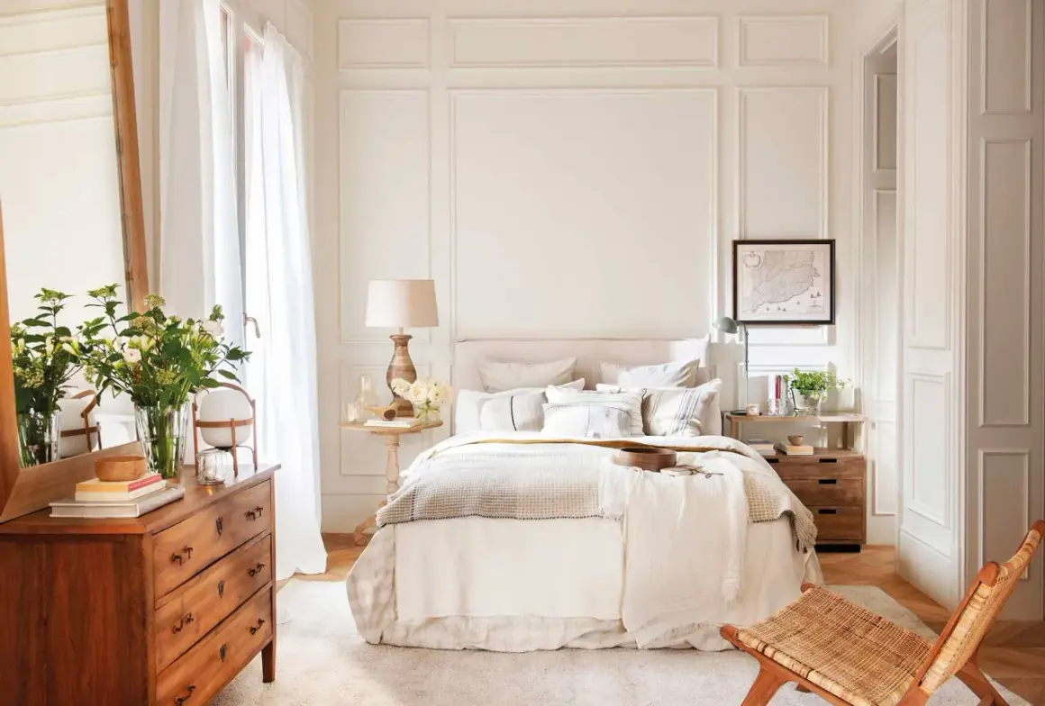 Dormitorio blanco de matrimonio: claves para un oasis de calma y estilo