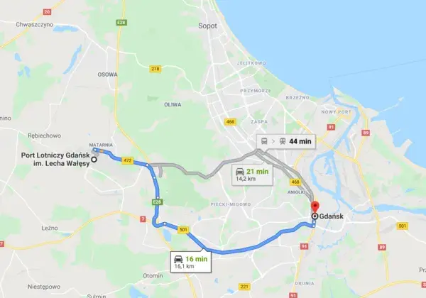 Jak szybko i tanio dojechać z Sopotu na lotnisko w Gdańsku – najlepsze opcje