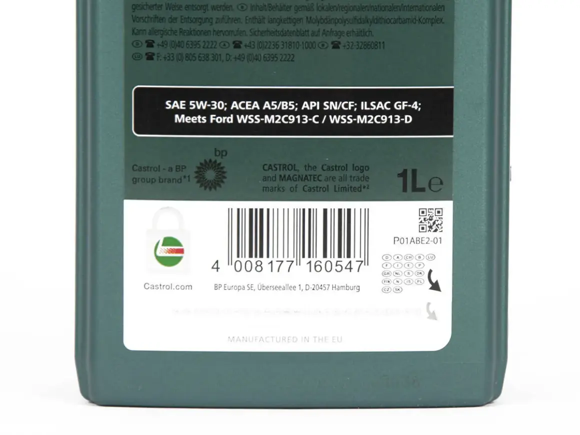 Castrol Magnatec 5W-30 A5: Jaki silnik? Ford, DPF sprawdź!