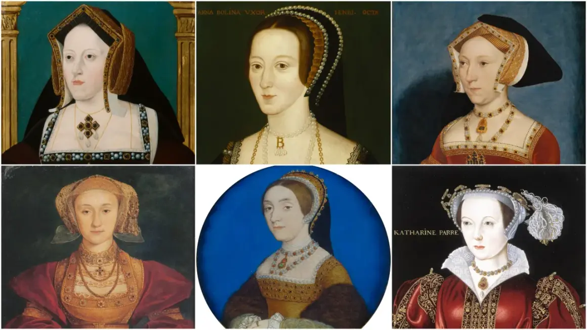 Seis retratos de mujeres, cada una con un destino trágico. ¿Cómo murieron las esposas de Enrique VIII?