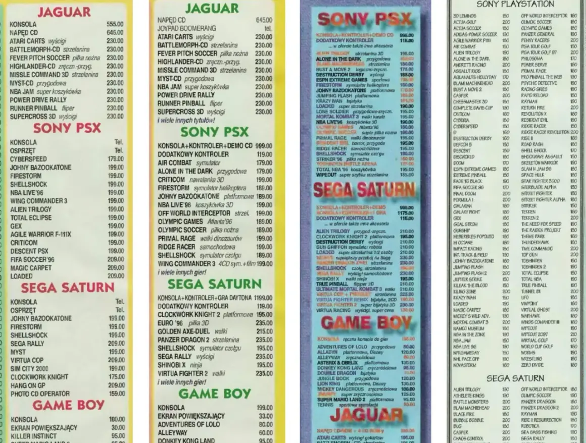 Lista gier na PSX, kiedy wyszło, z cenami. Znajdziesz tu m.in. "Alone in the Dark" i "Crash Bandicoot".