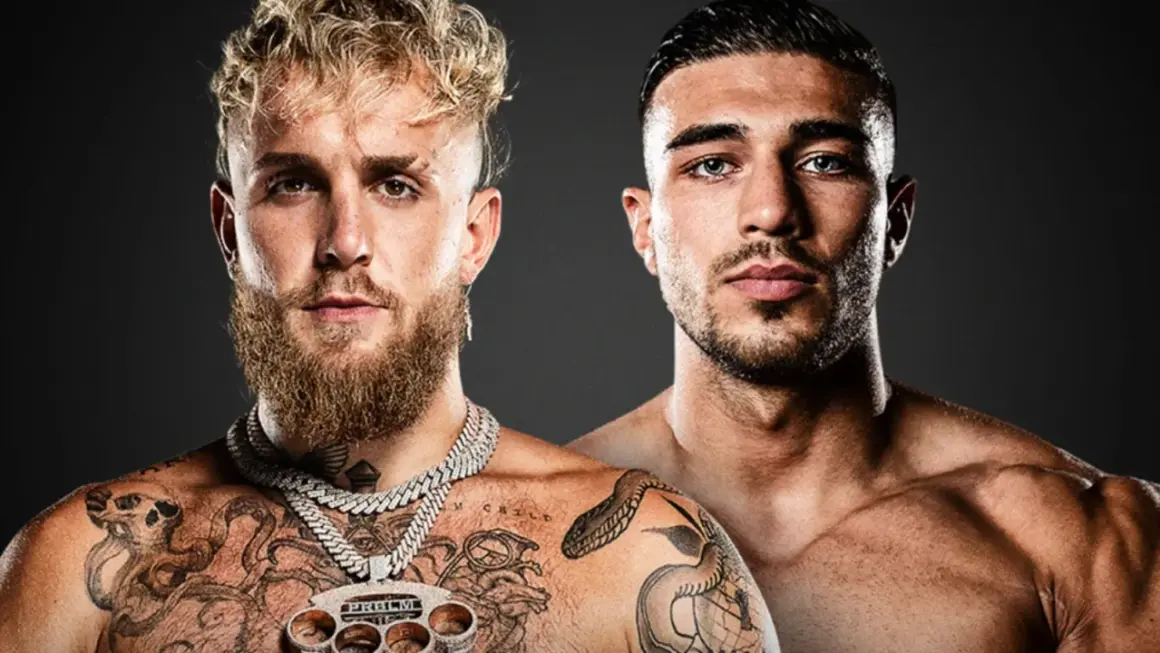 Jake Paul och Tommy Fury, två boxare redo för strid.