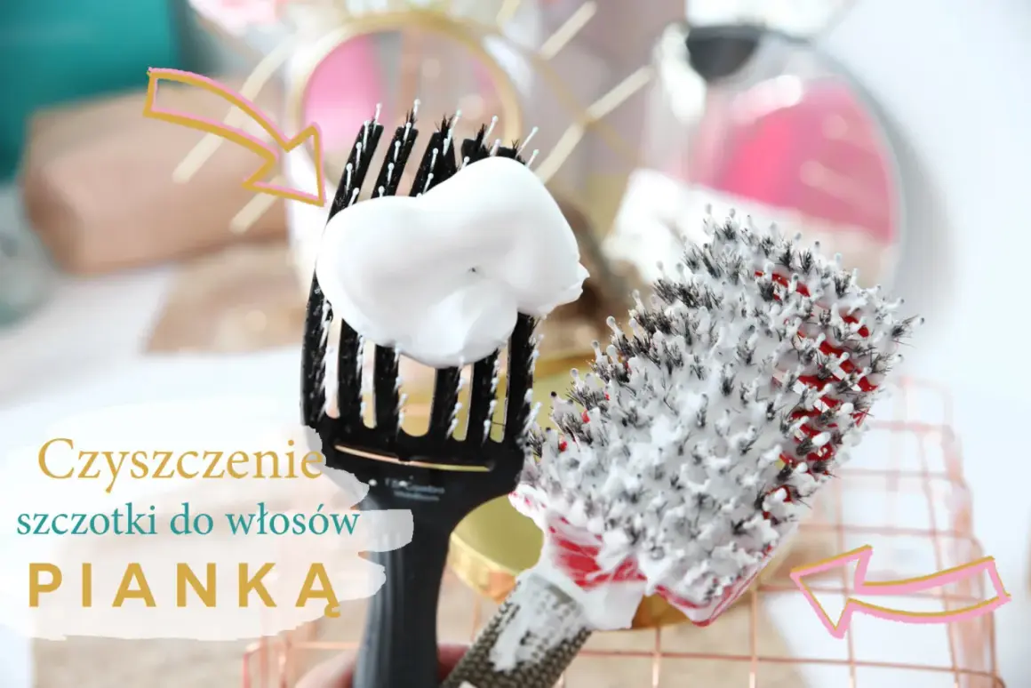 Pianka do czyszczenia szczotki do włosów. Jak wyczyścić szczotkę do włosów? Zobacz, jak łatwo usunąć zanieczyszczenia.