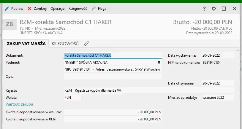 Czy można zwrócić samochód kupiony na fakturę VAT marża? Sprawdź zasady zwrotu