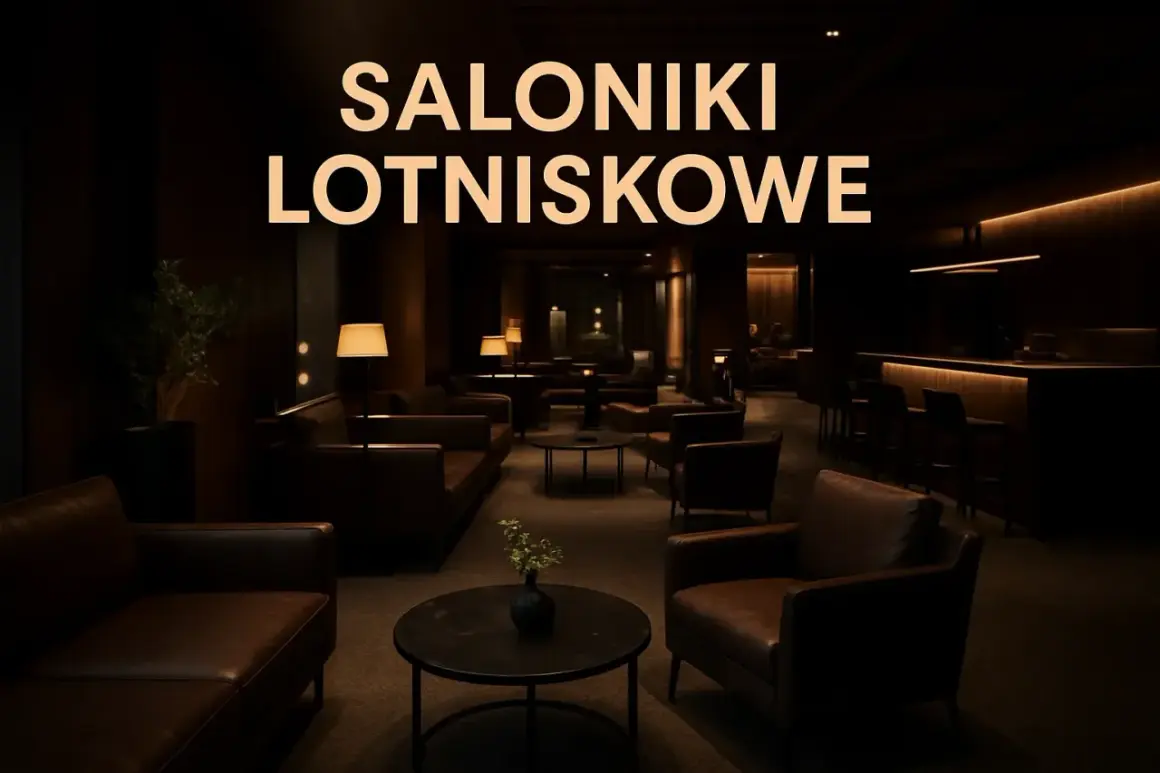 Eleganckie saloniki lotniskowe, gdzie karta kredytowa otwiera drzwi do komfortu i relaksu przed podróżą.