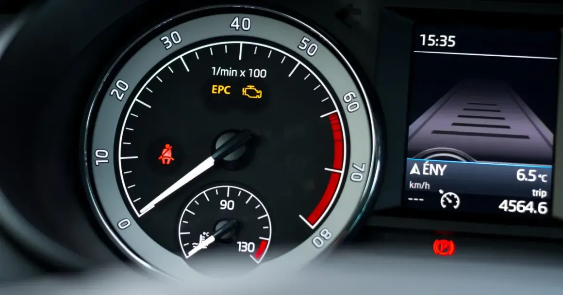 Kontrolka EPC świeci się na desce rozdzielczej. Co to oznacza? Czas sprawdzić auto.
