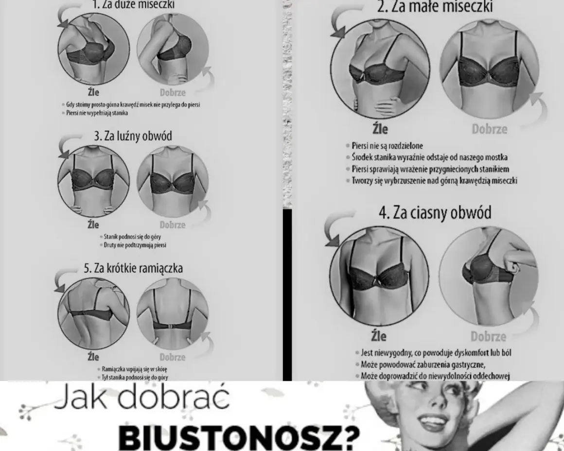 Jak dobrać biustonosz do kształtu biustu i uniknąć najczęstszych błędów