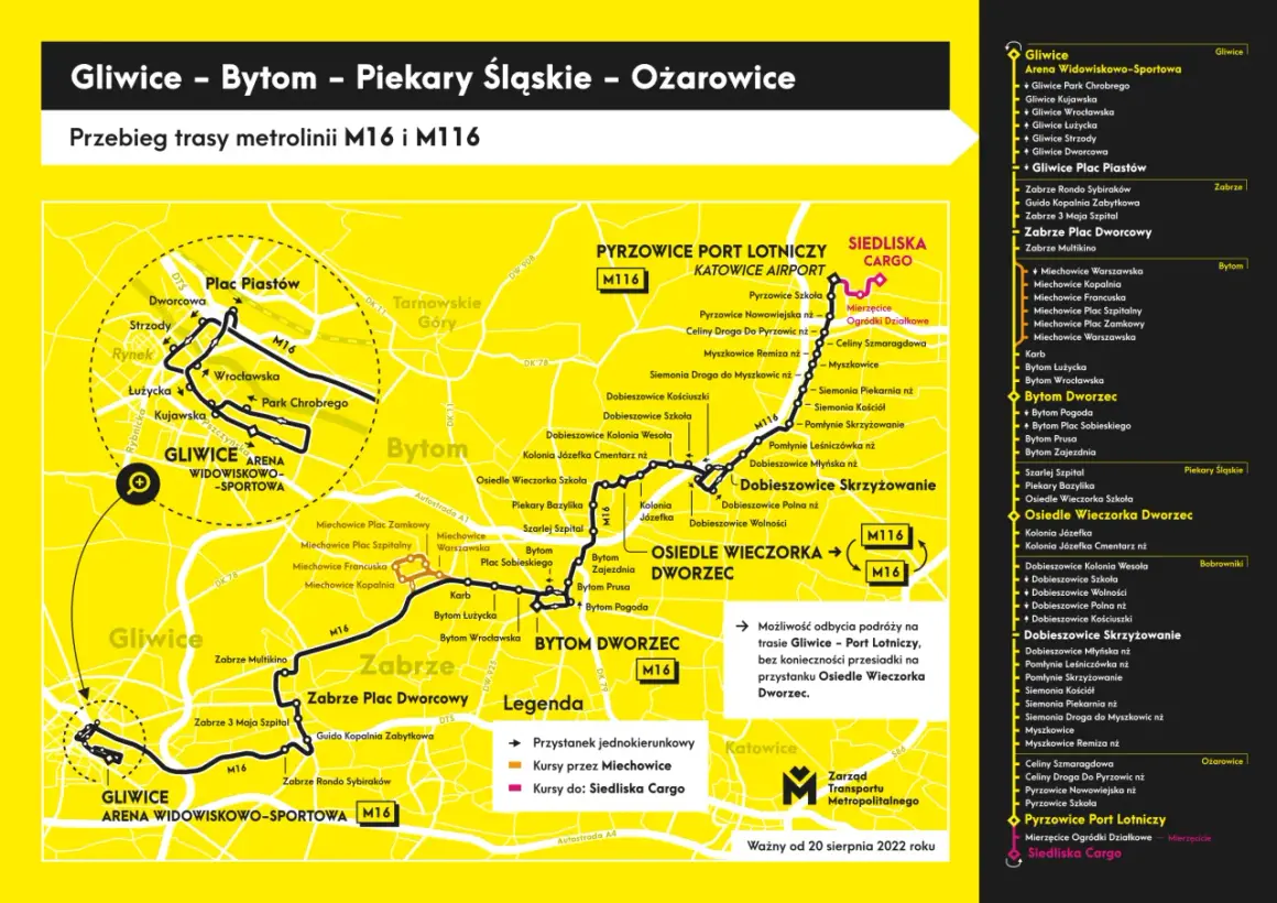 Jak dojechać z Zabrza na lotnisko Pyrzowice - wszystkie opcje transportu