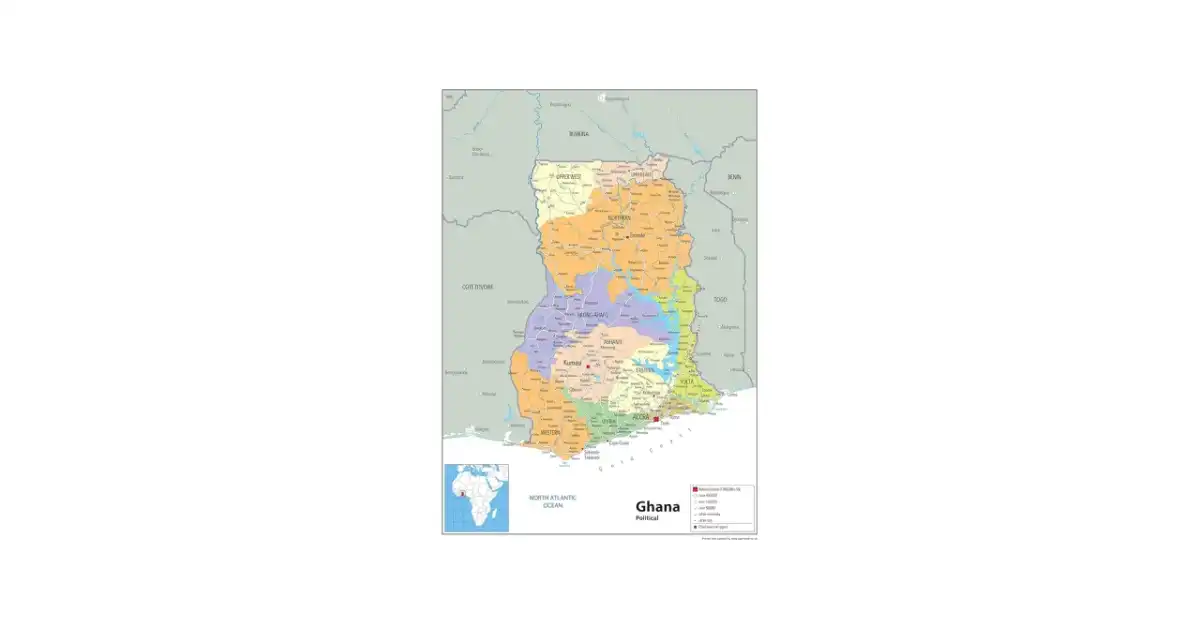 Gdzie leży Ghana? Mapa, granice, klimat - Przewodnik