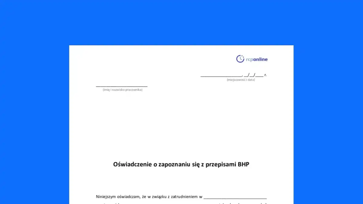 Szkolenia BHP bez formalności - terminy i obowiązki
