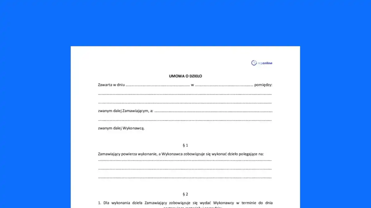 Umowa o dzieło - Jak ją napisać, by uniknąć sporów?
