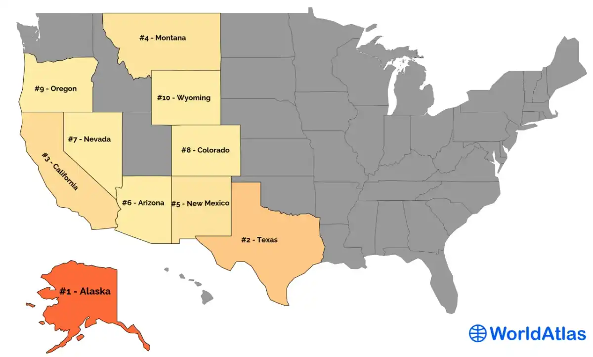 Największy stan USA - Czy wiesz, co to naprawdę znaczy?