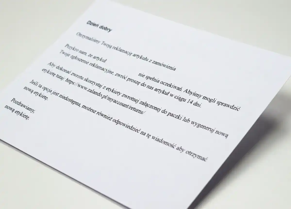 Reklamacja w Zalando krok po kroku - prawa i praktyczne wskazówki
