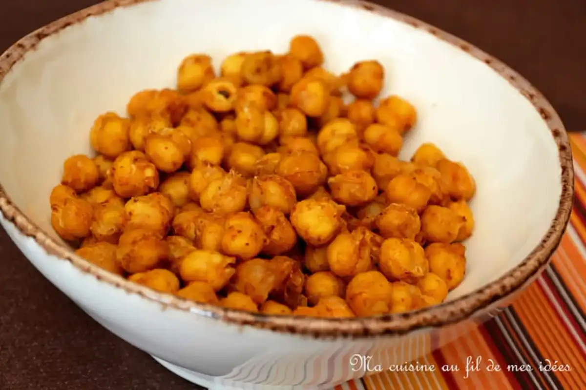 Pois chiches croustillants au four pour l’apéritif