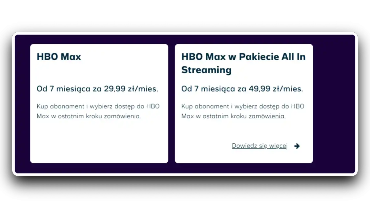 HBO Max w Plusie - ceny, plany i aktywacja