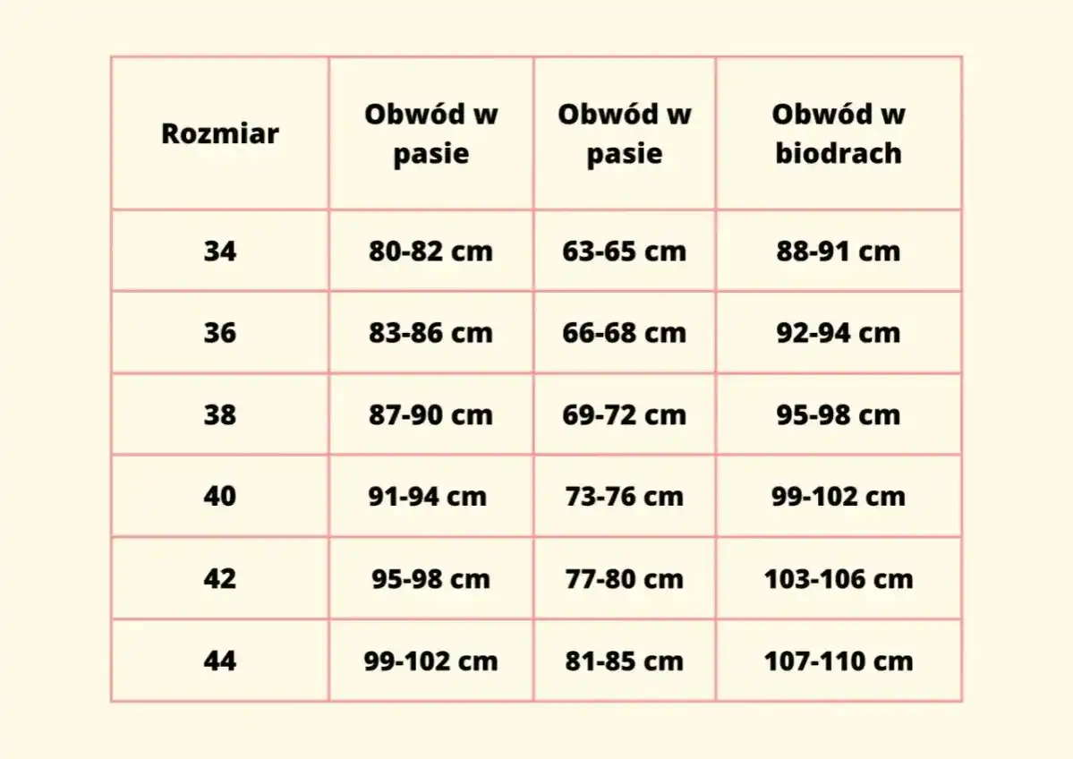 Rozmiar 44 damski - Czy to XL? Wymiary i jak dobrać idealnie