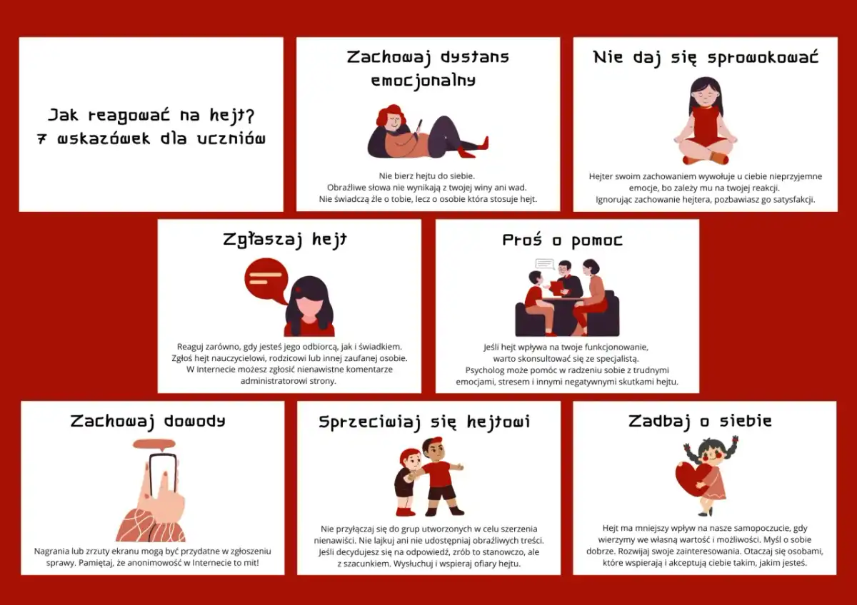 Jak reagować na hejt w sieci - Poradnik krok po kroku