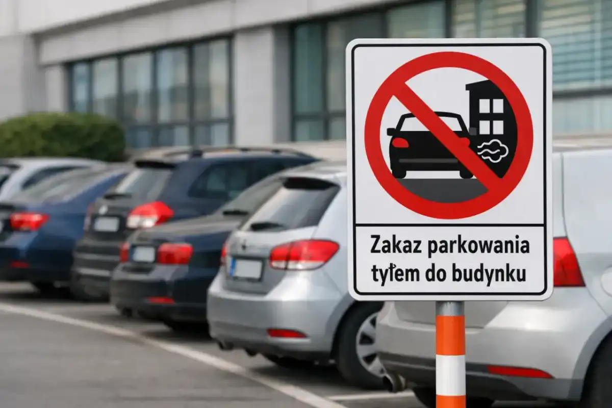 Czy parkowanie tyłem do bloku jest legalne? Mandat i zasady