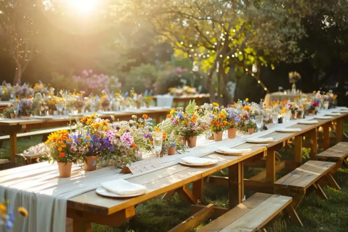Repas mariage bonne franquette - Réussir sa réception conviviale