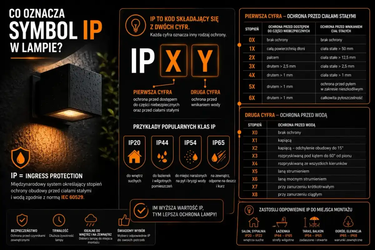 IP20 w oświetleniu - kiedy wystarczy, a kiedy wybrać wyższe IP?