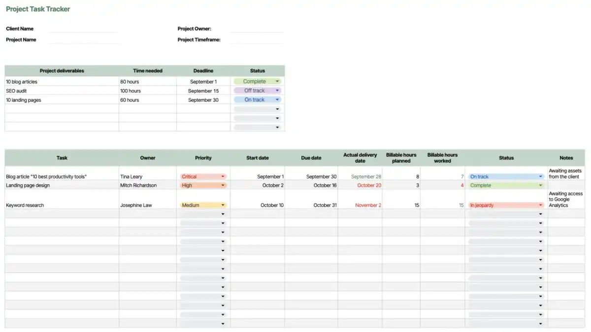 Kalendarz Excel do nauki i planowania - szablon czy własny arkusz?