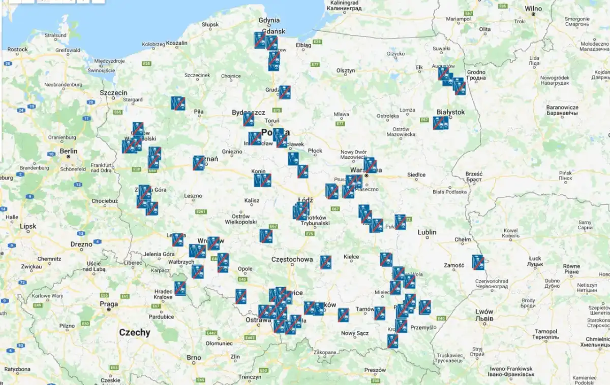 Odcinkowy pomiar prędkości - Gdzie są kamery? Sprawdź aktualną mapę