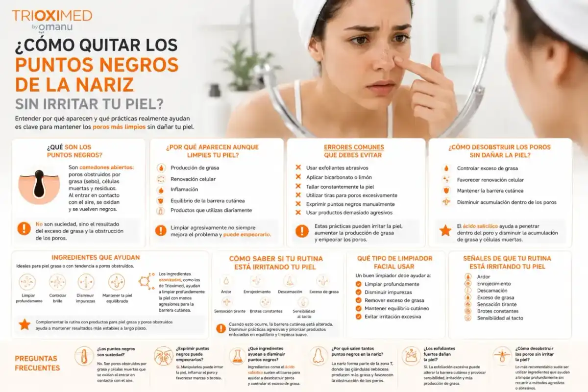 Quitar puntos negros: la rutina que funciona sin irritar