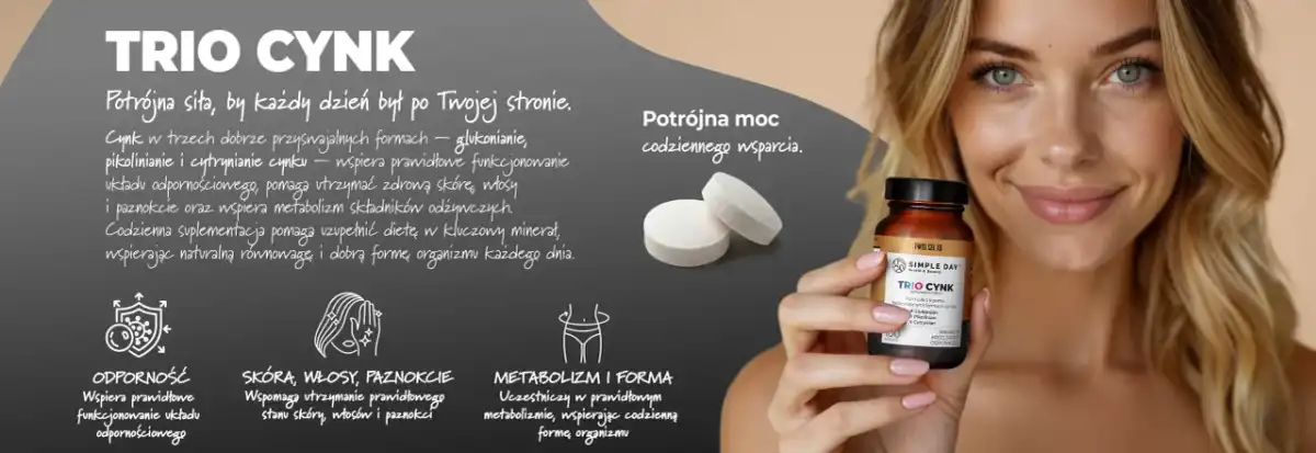 Cynk na metabolizm i skórę - czy to działa?