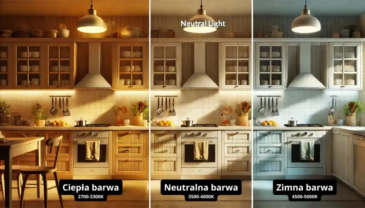 Jaka barwa światła do kuchni? Wybierz idealną!