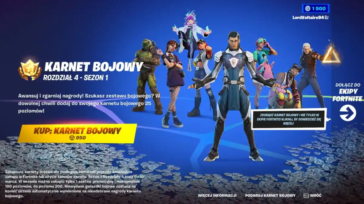Karnet bojowy w Fortnite - Cena, nagrody i czy faktycznie się opłaca?