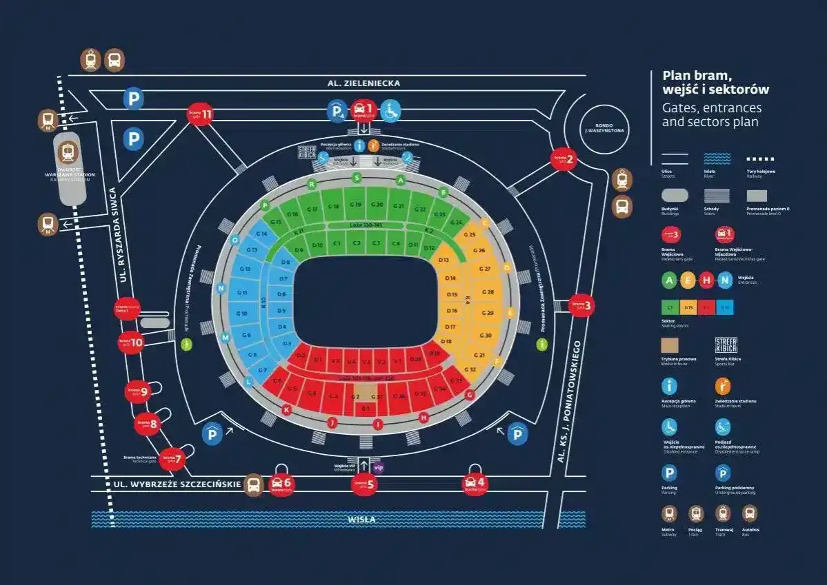 Roztańczony PGE Narodowy - Jak wybrać miejsce? Poradnik