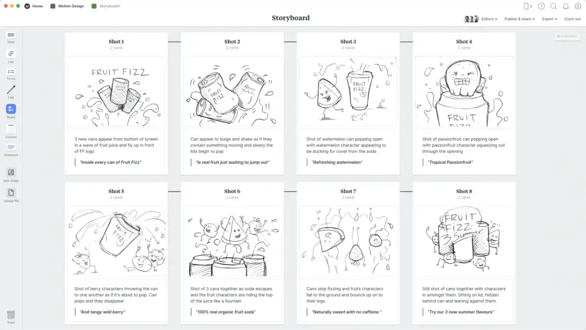 Storyboards digital - So planen Sie Animation & Motion Design