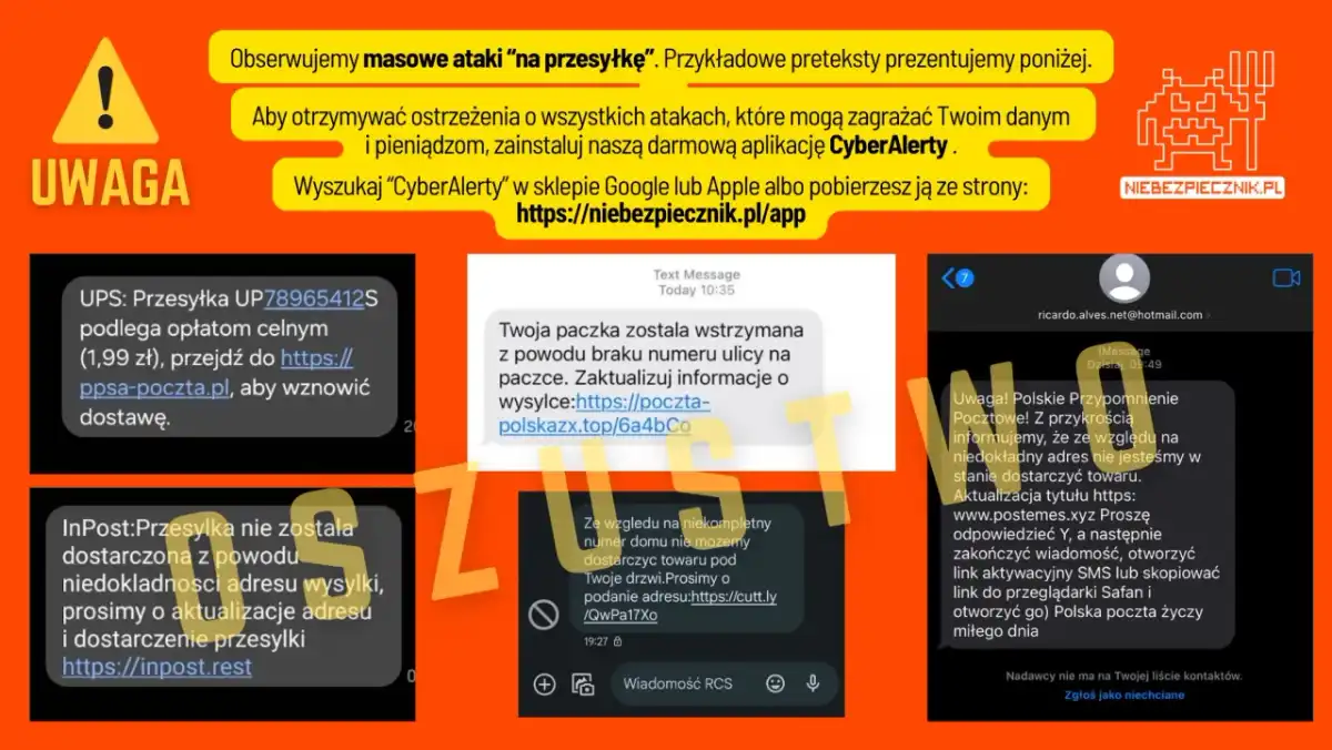Fałszywe SMS-y o paczkach - jak nie dać się oszukać na kuriera?